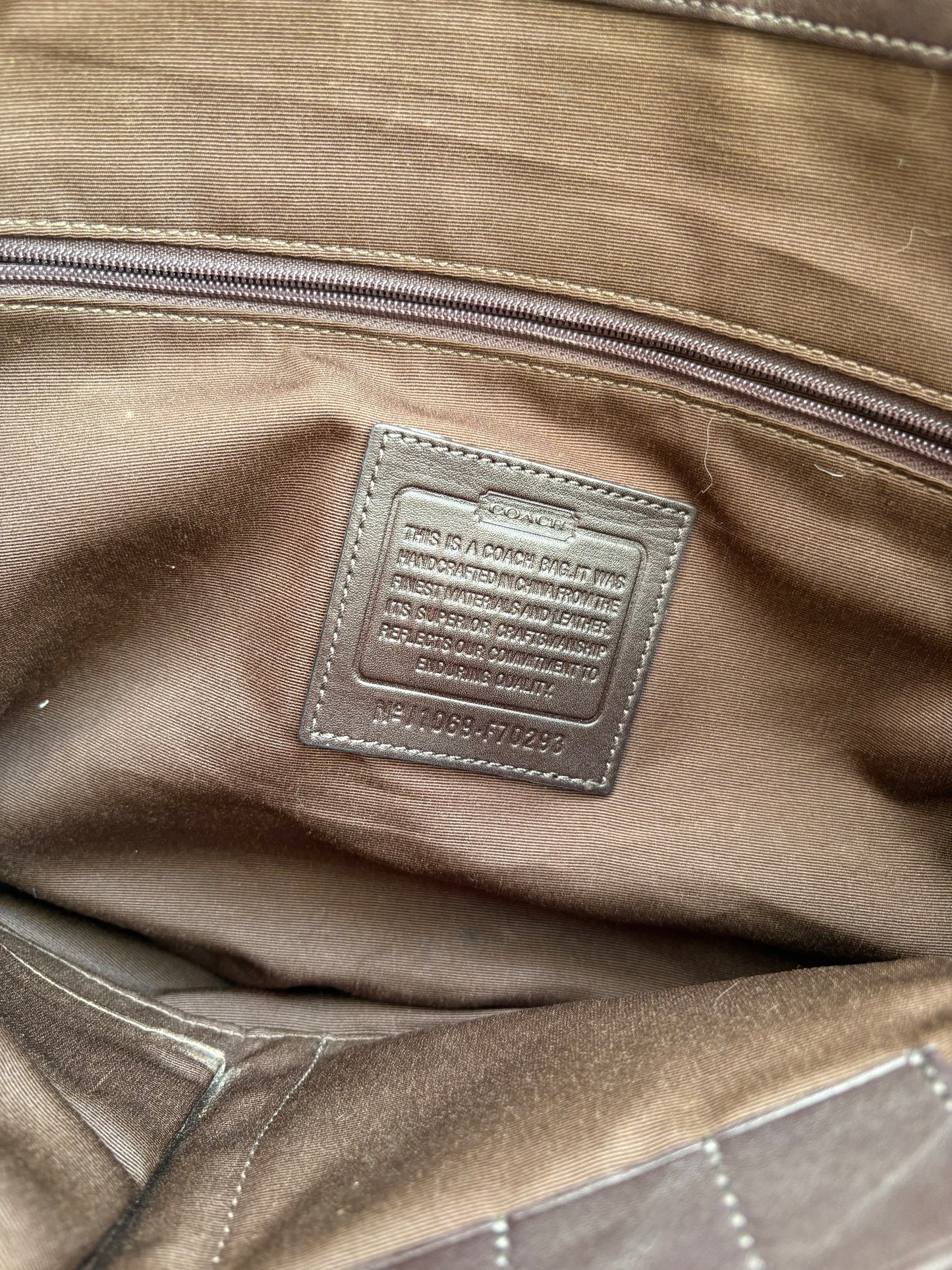 Coach Signature Canvas Messenger Bag