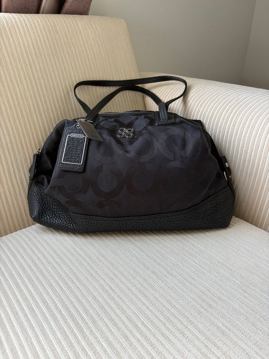 Coach Julia Op Art Satchel Bag