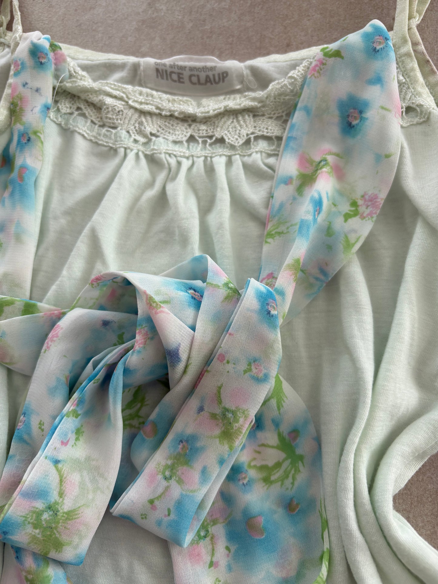 00's Light Green Cami