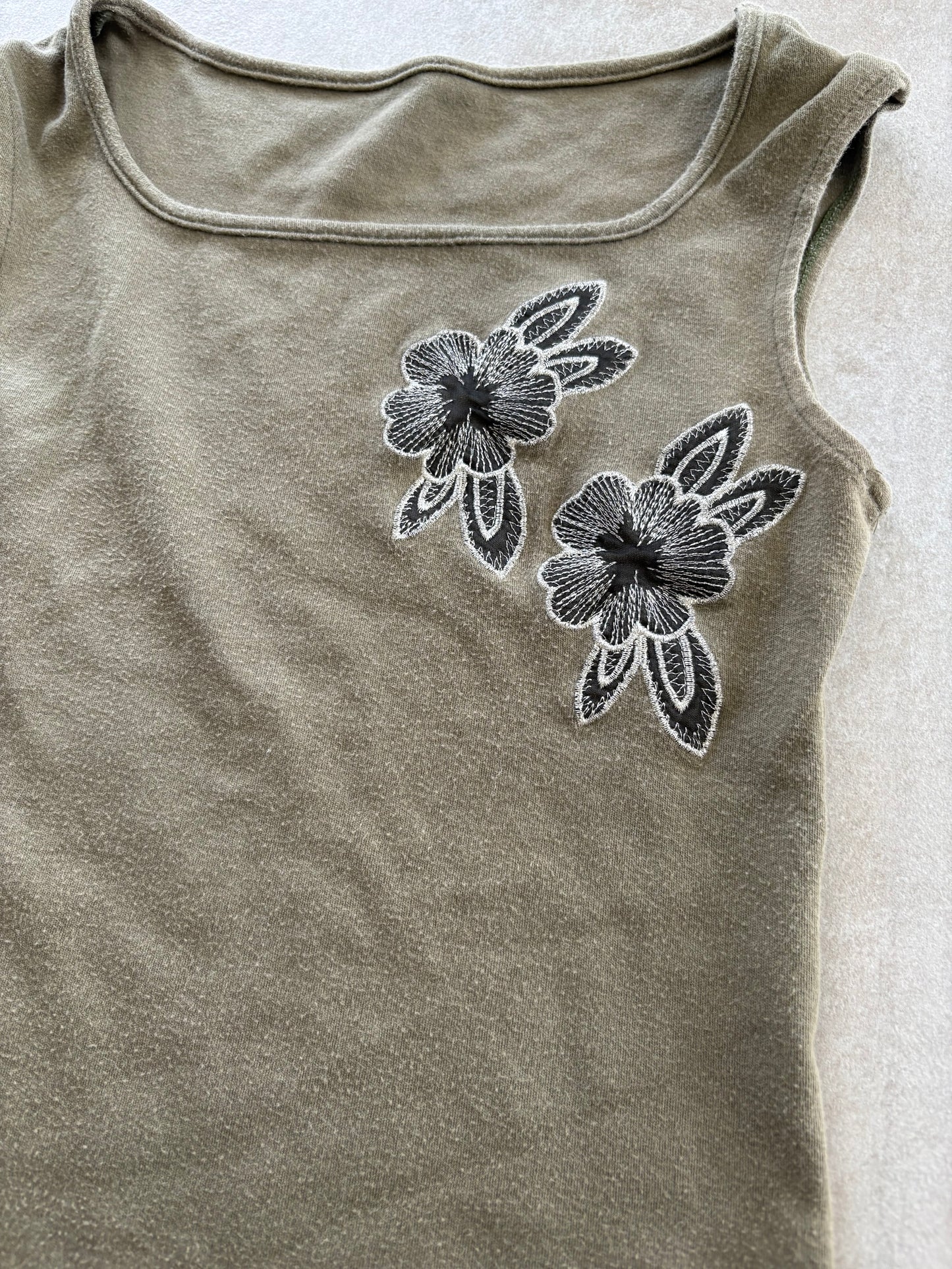 00's Dark Green Tank Top