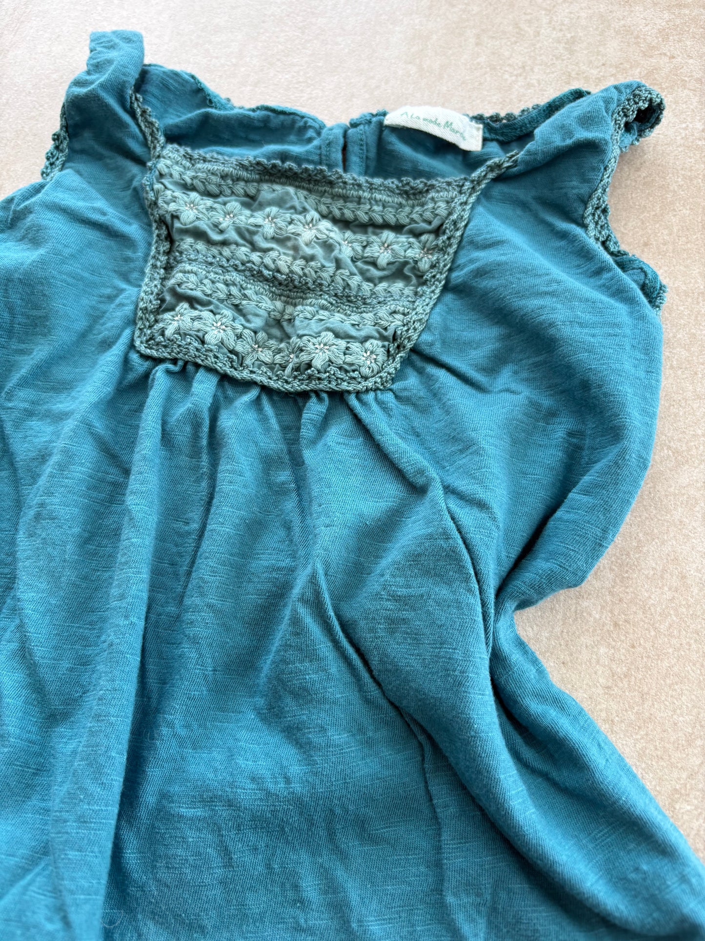 00's Teal Babydoll Cami