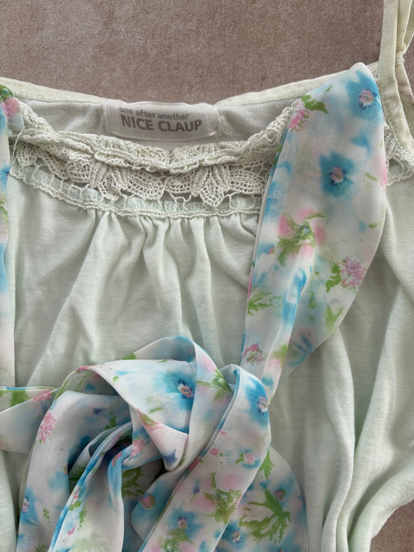00's Light Green Cami