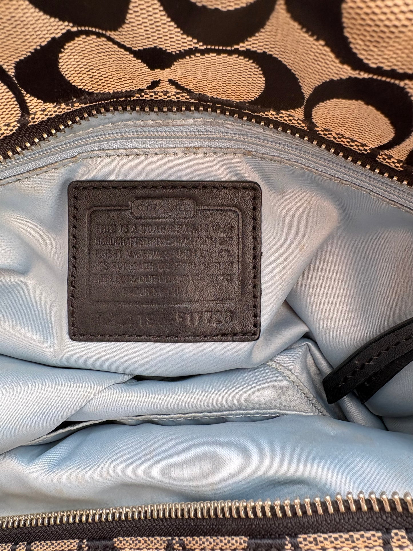 Coach Black Gallery Legacy Tote Bag
