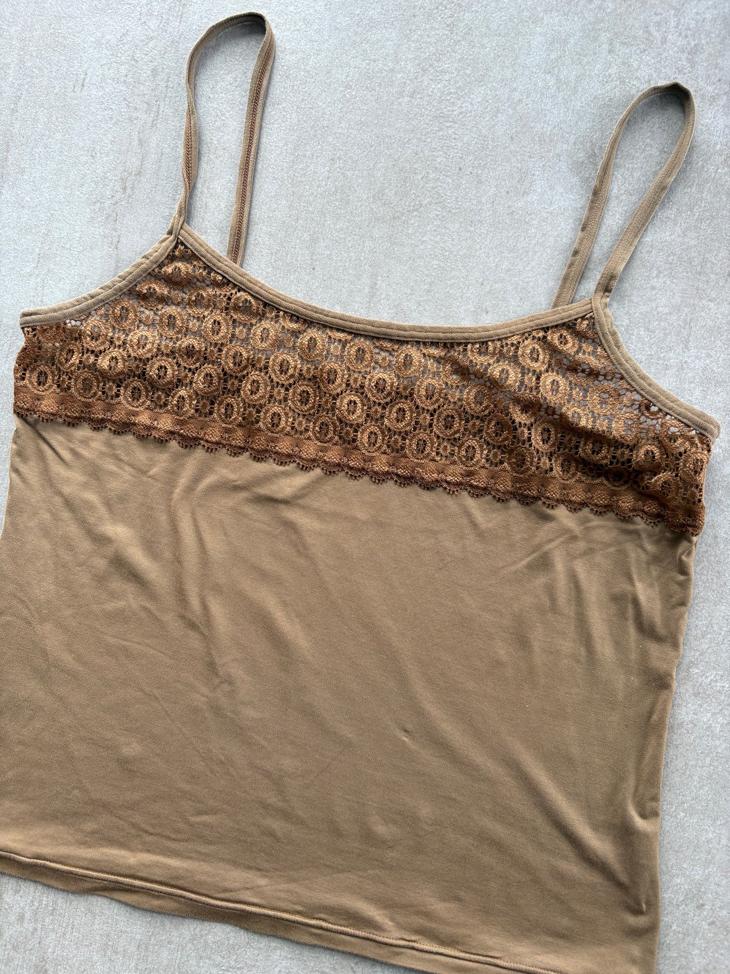 00's Japanese Brown/Gold Cami