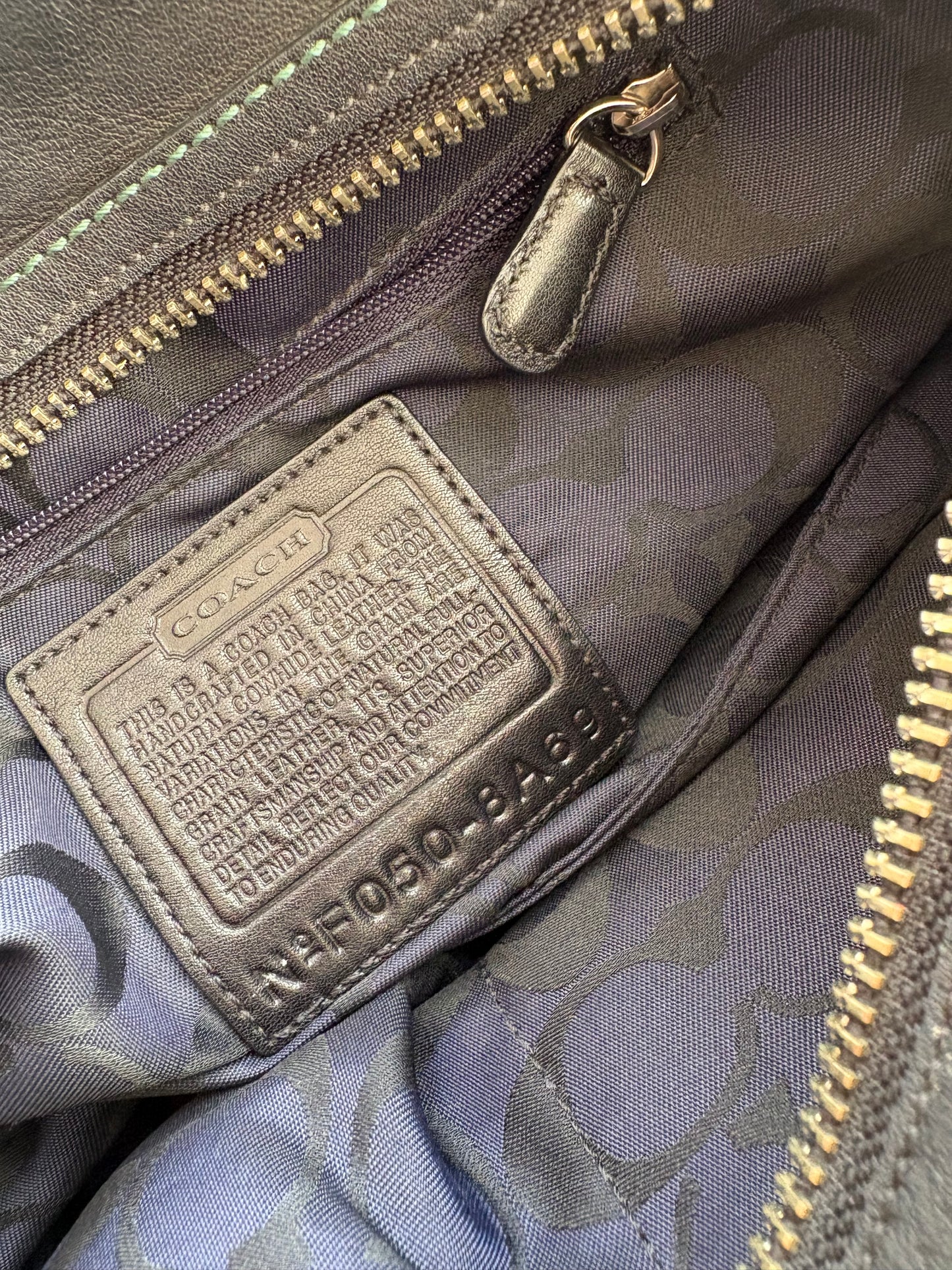 Coach Black Leather Doctor Satchel