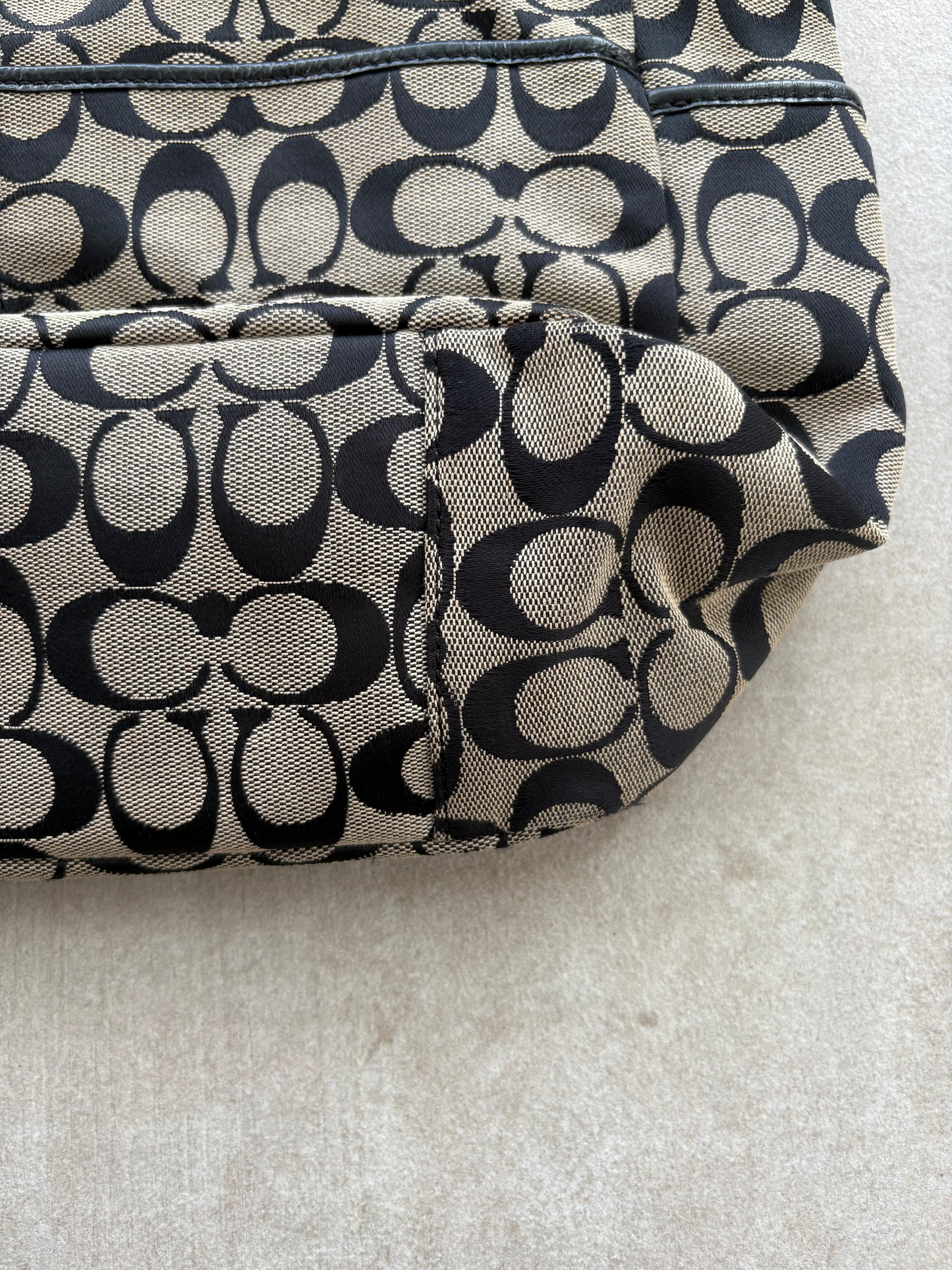 Coach Black Gallery Legacy Tote Bag