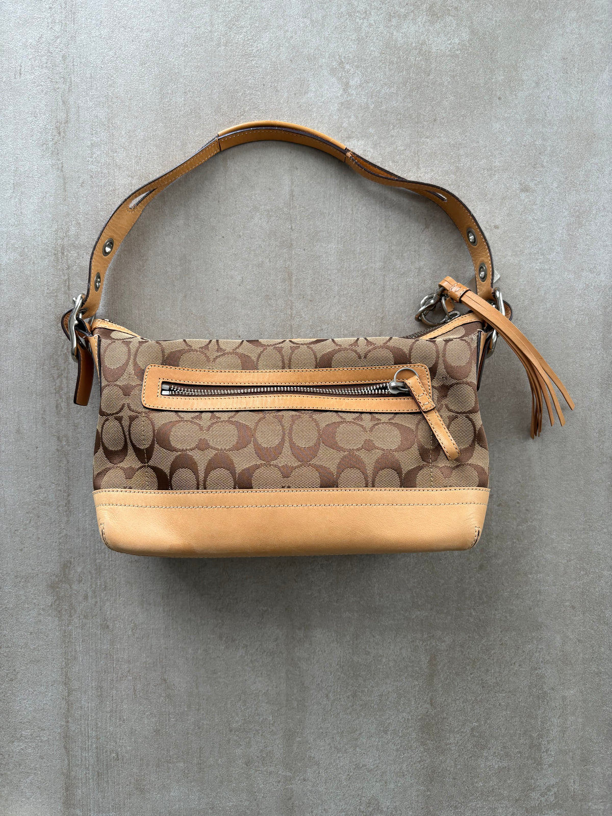 Coach Signature East West Shoulder Bag
