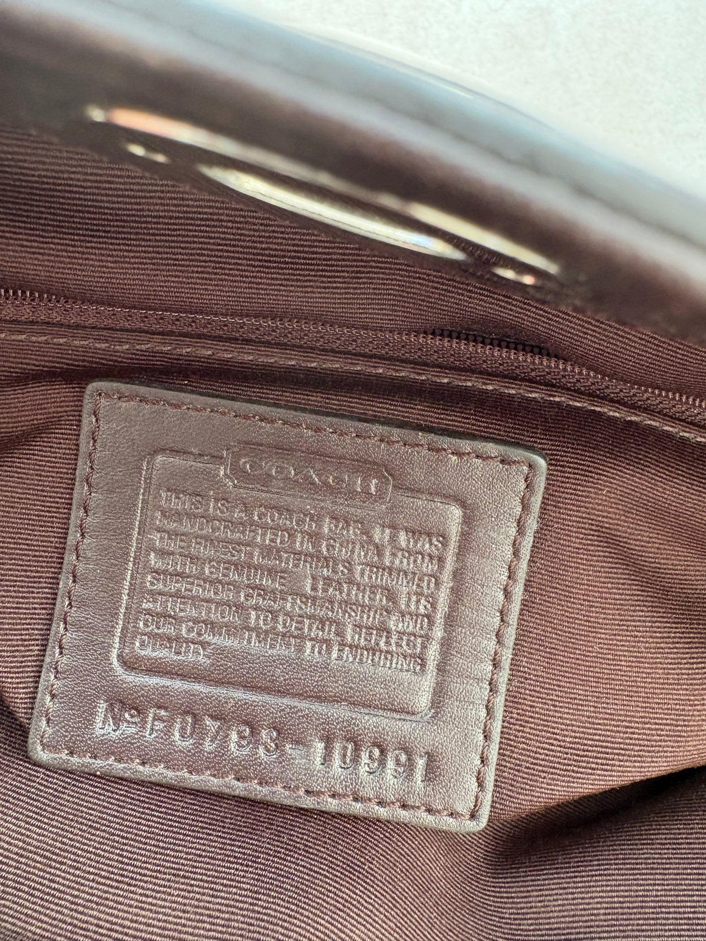 Coach Brown Chelsea Shoulder Bag
