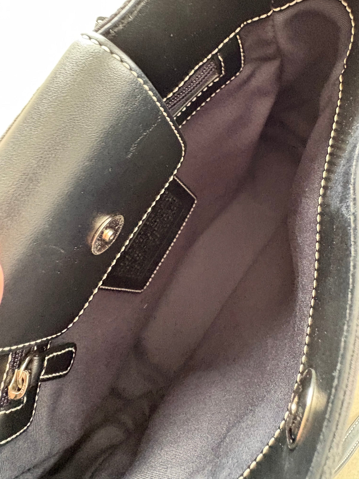 Coach Black Optic Signature C Small Bucket Bag
