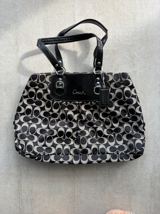 Coach Ashley Sateen Carryall Satchel Bag