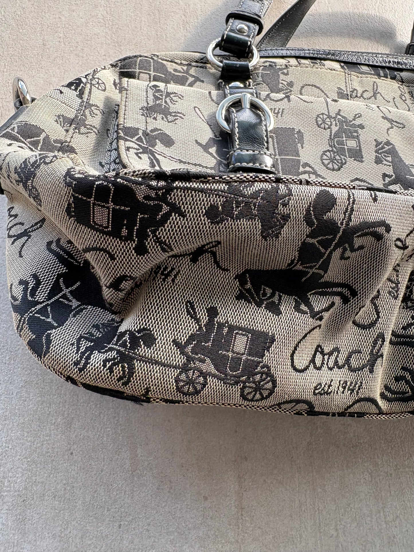 Coach Chelsea Horse and Carriage Satchel Bag