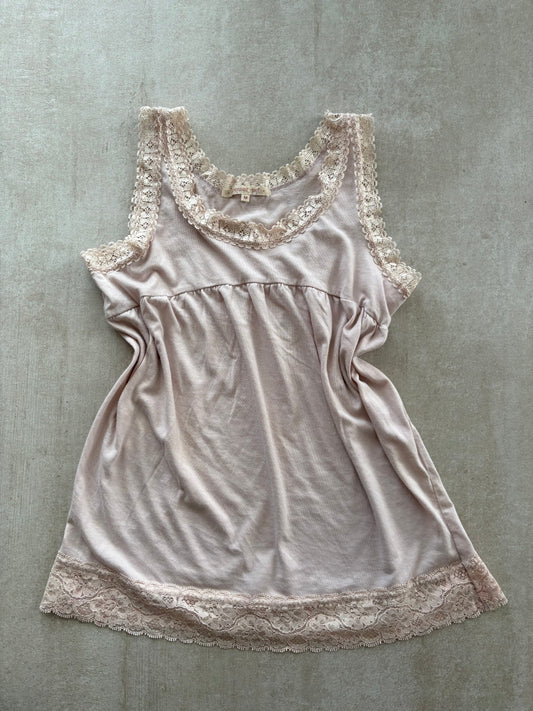 00's Japanese Pink Lace Cami