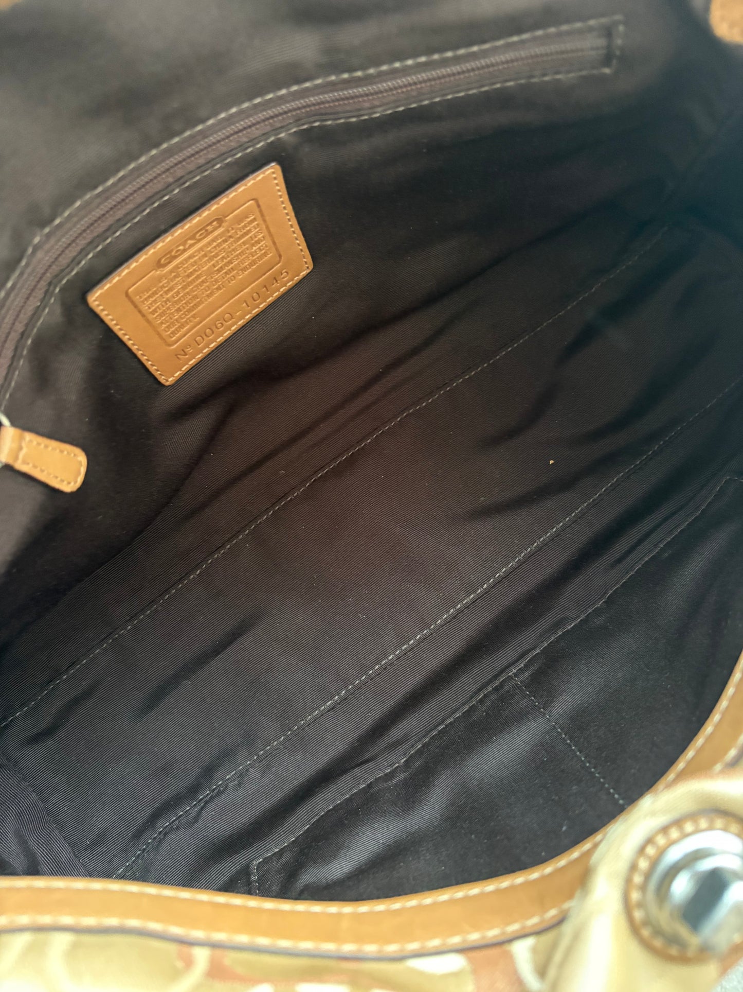 Coach Chelsea Optic Signature Turnlock Satchel