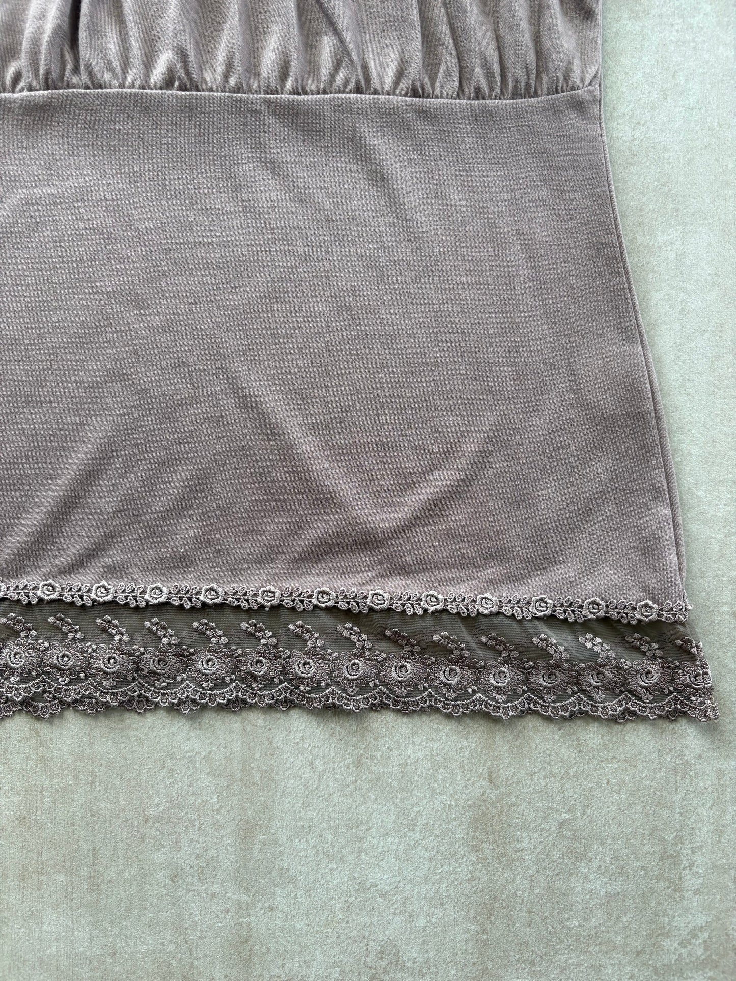 00's Japanese Mauve Babydoll Tank Top