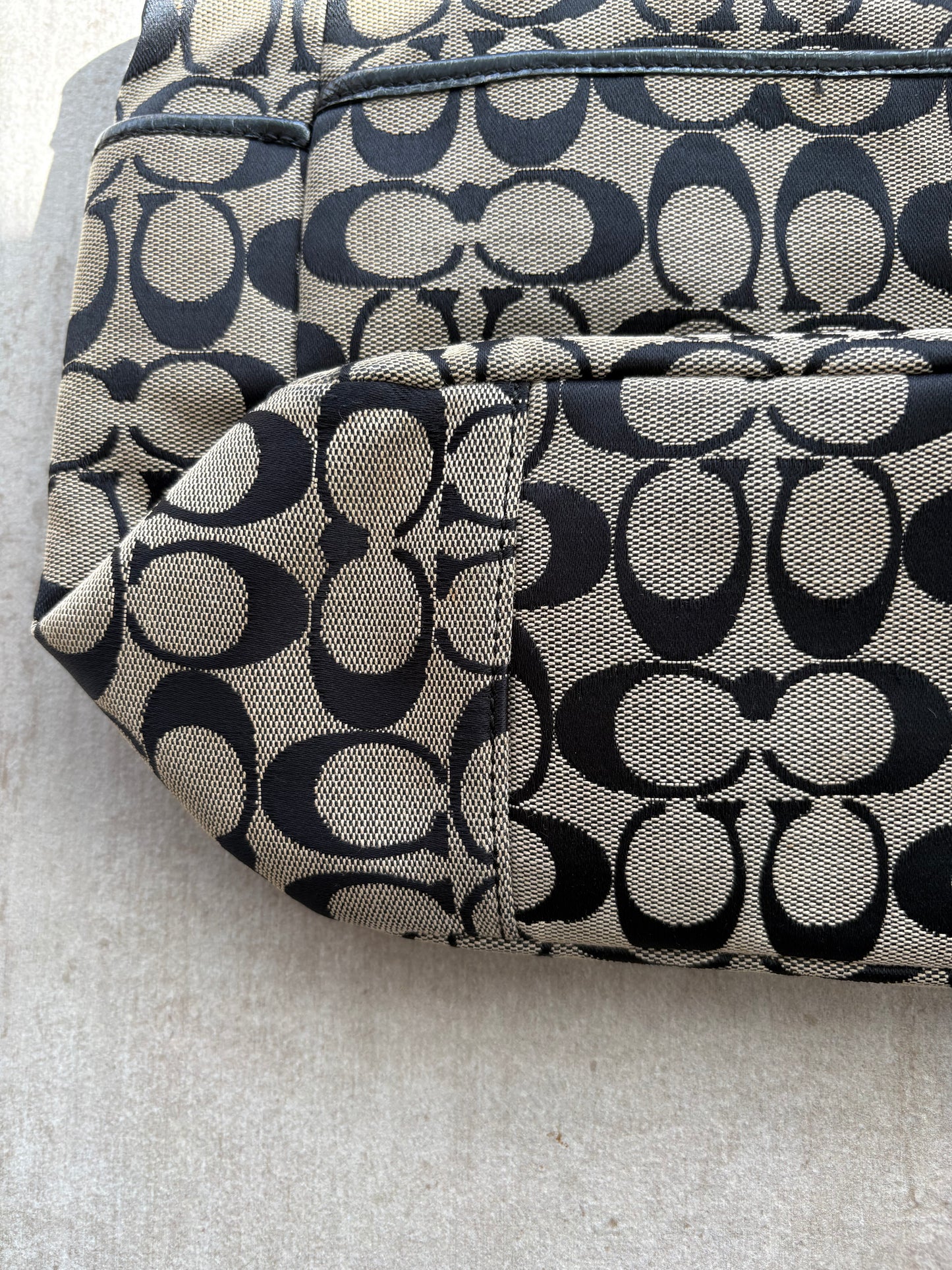 Coach Black Gallery Legacy Tote Bag