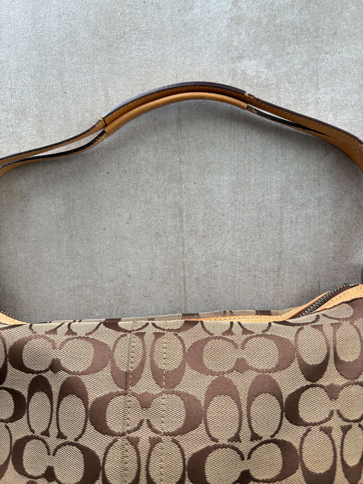 Coach Signature East West Shoulder Bag