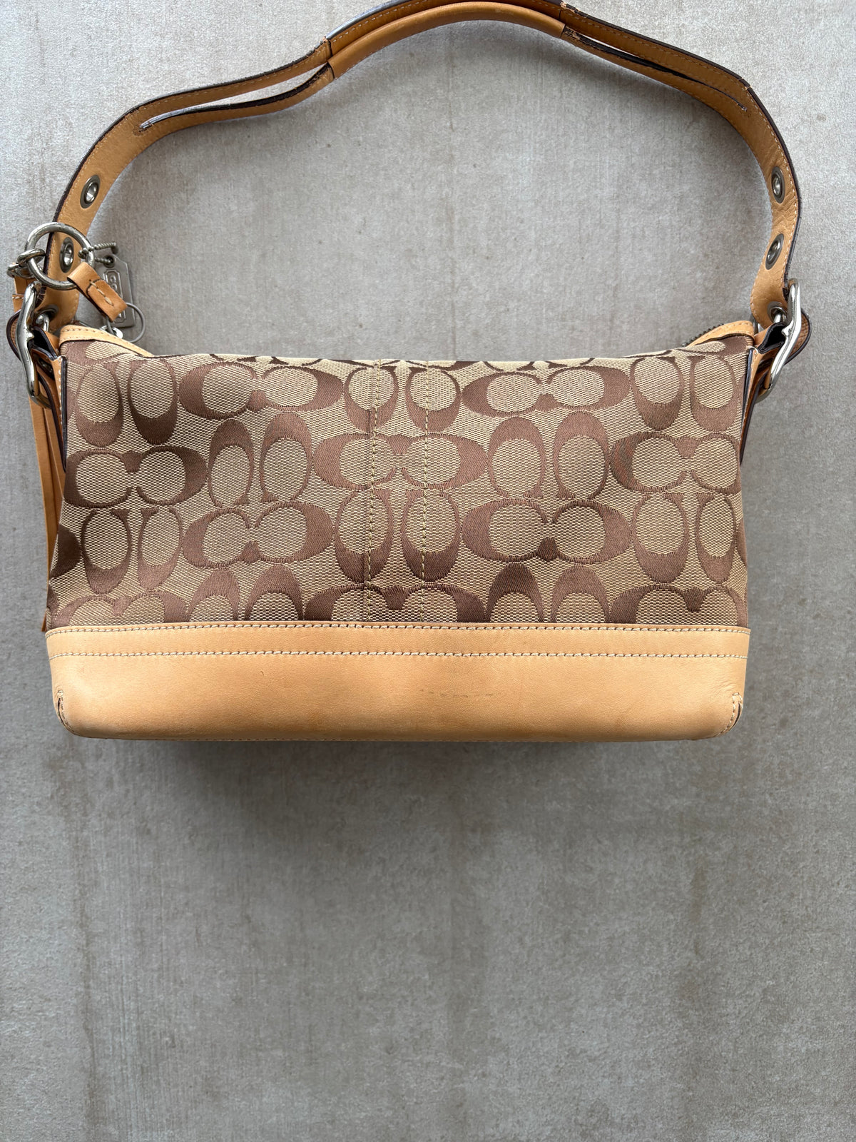 Coach Signature East West Shoulder Bag