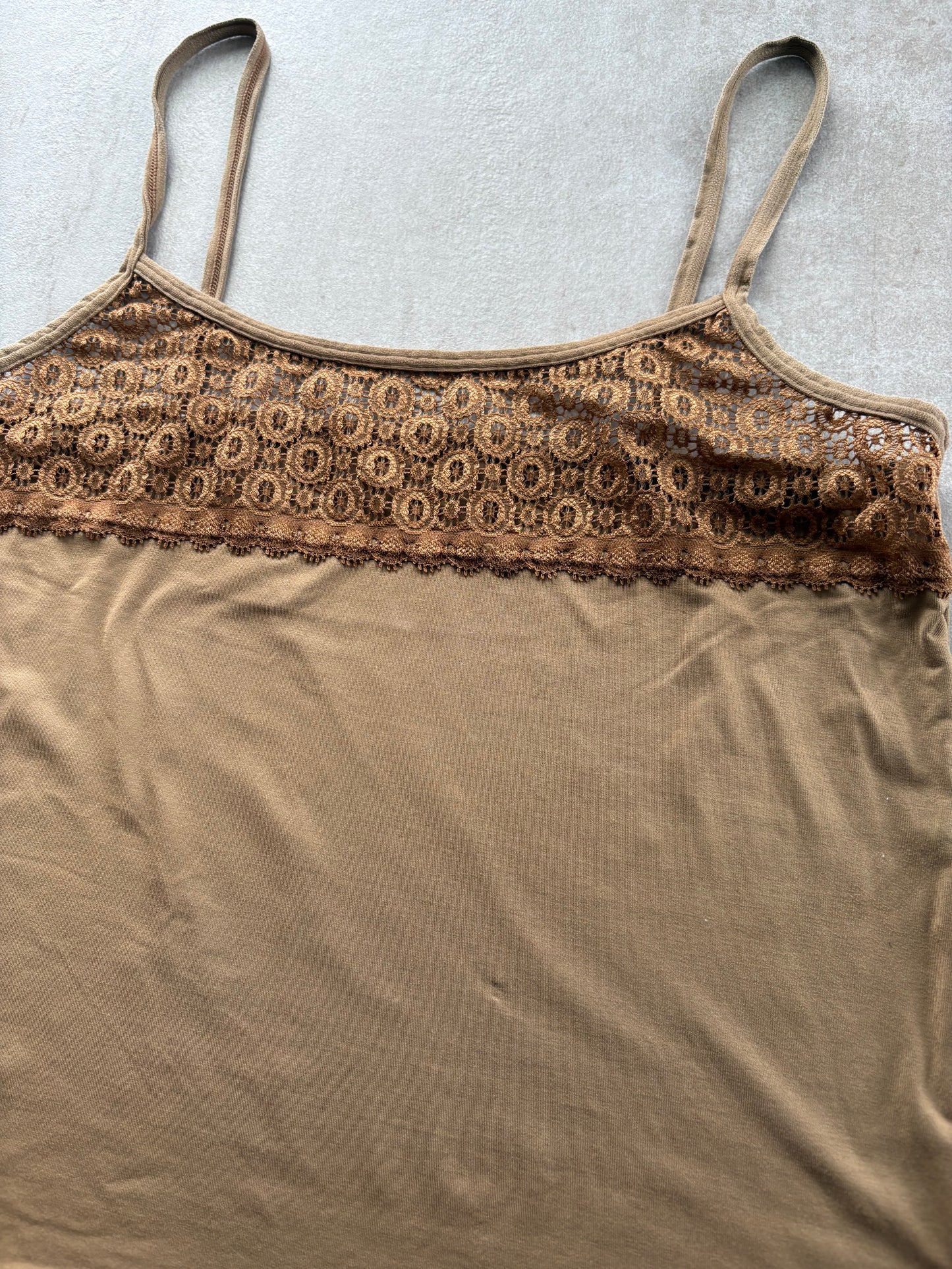 00's Japanese Brown/Gold Cami