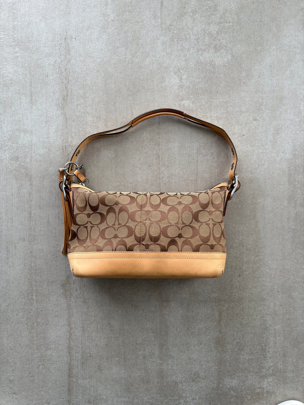 Coach Signature East West Shoulder Bag