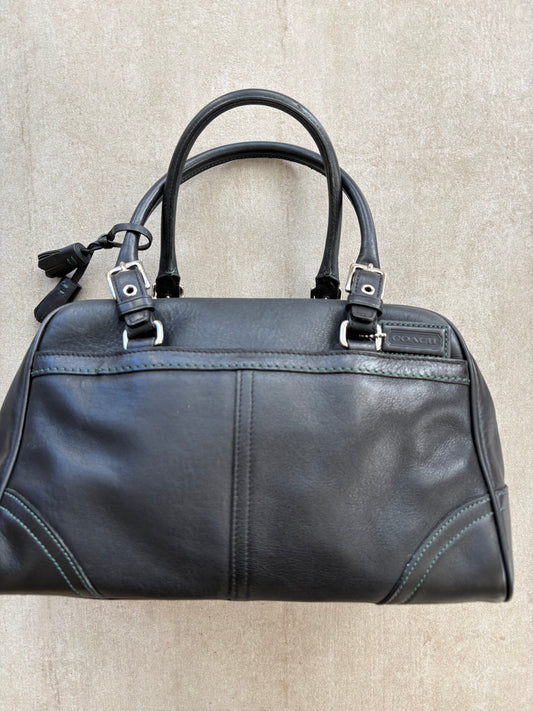 Coach Black Leather Doctor Satchel