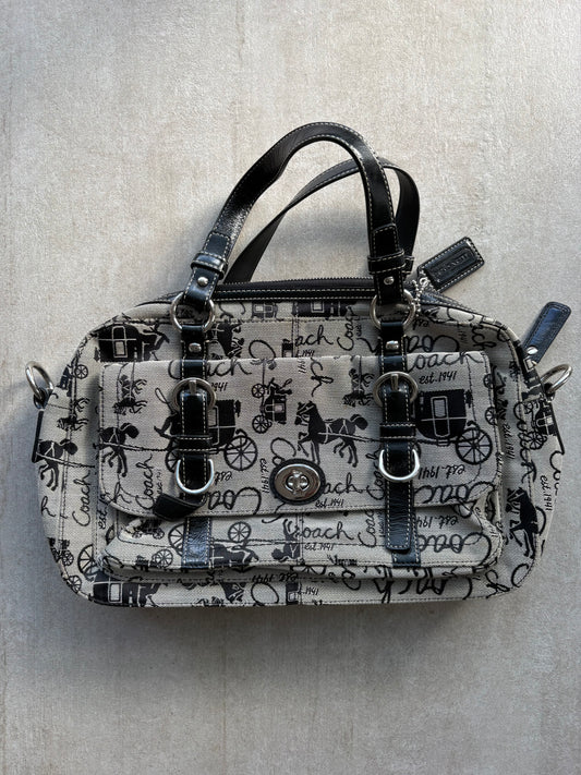 Coach Chelsea Horse and Carriage Satchel Bag
