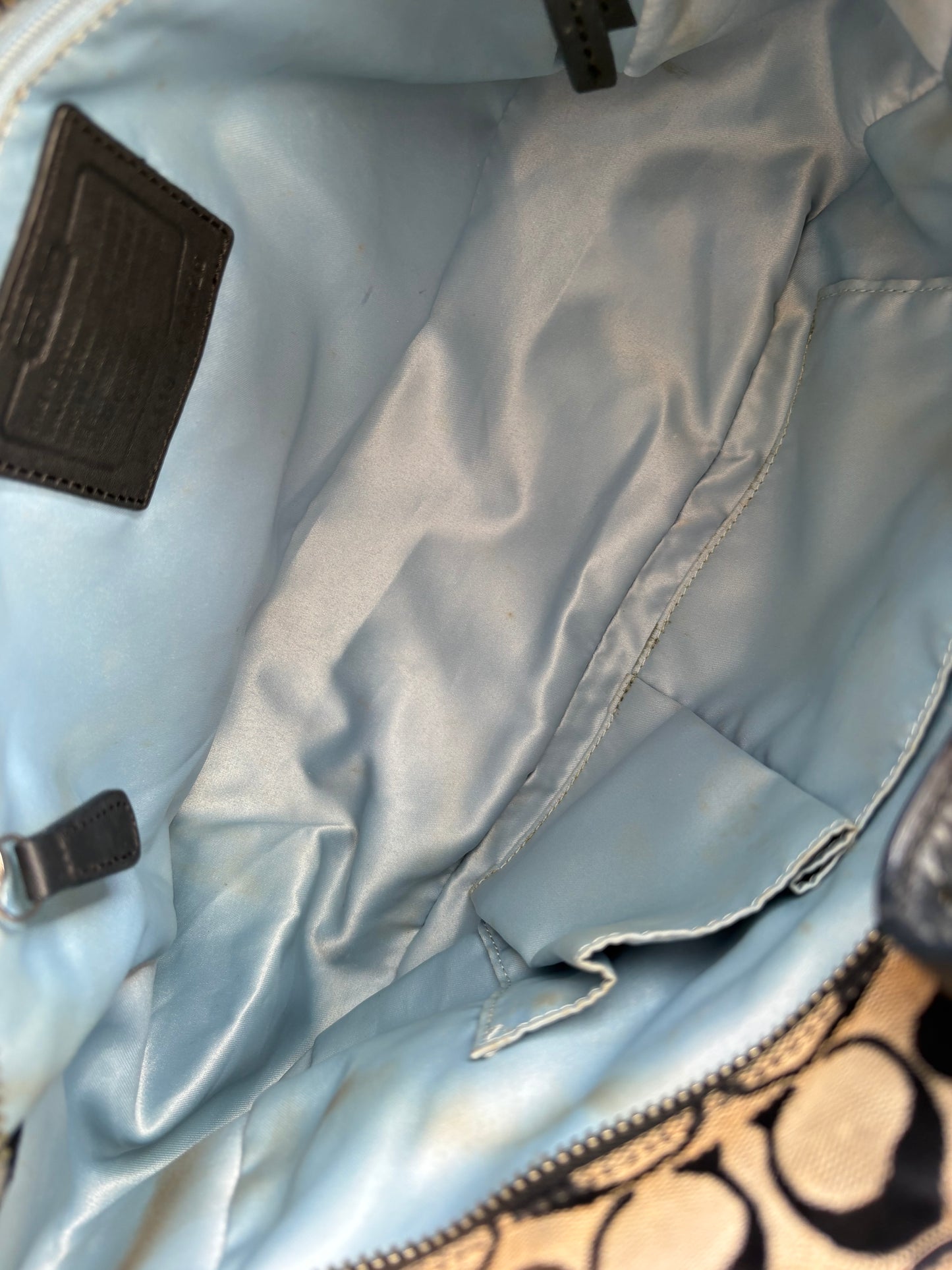 Coach Black Gallery Legacy Tote Bag