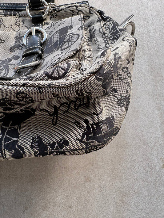 Coach Chelsea Horse and Carriage Satchel Bag