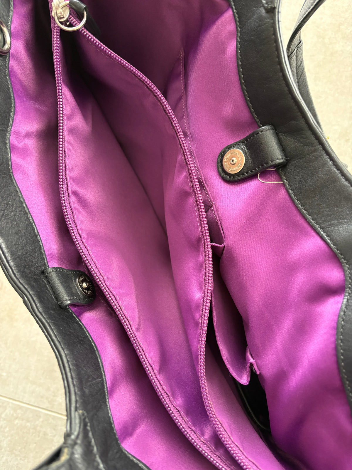 Coach Carly Leather Tote Bag