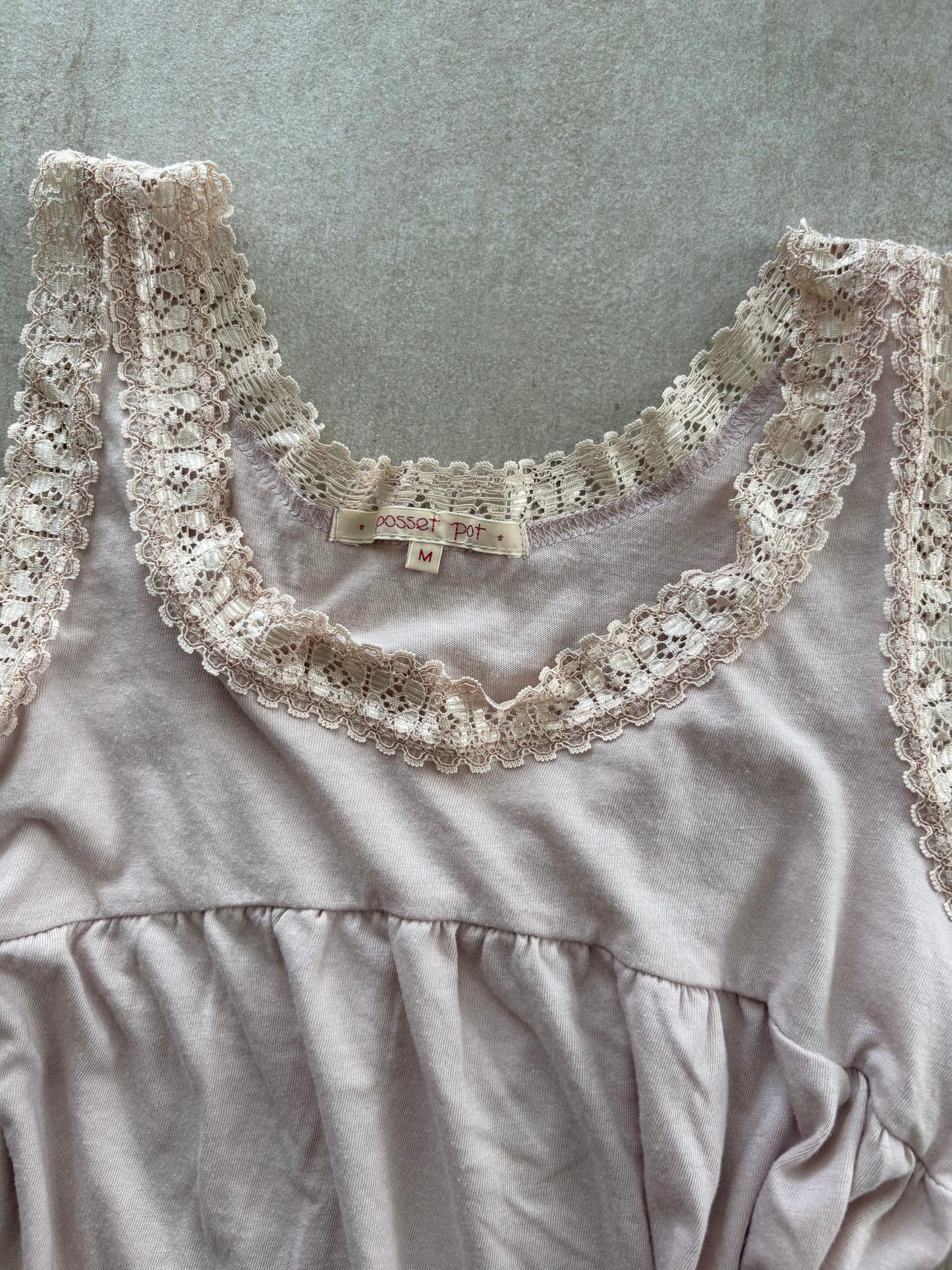 00's Japanese Pink Lace Cami