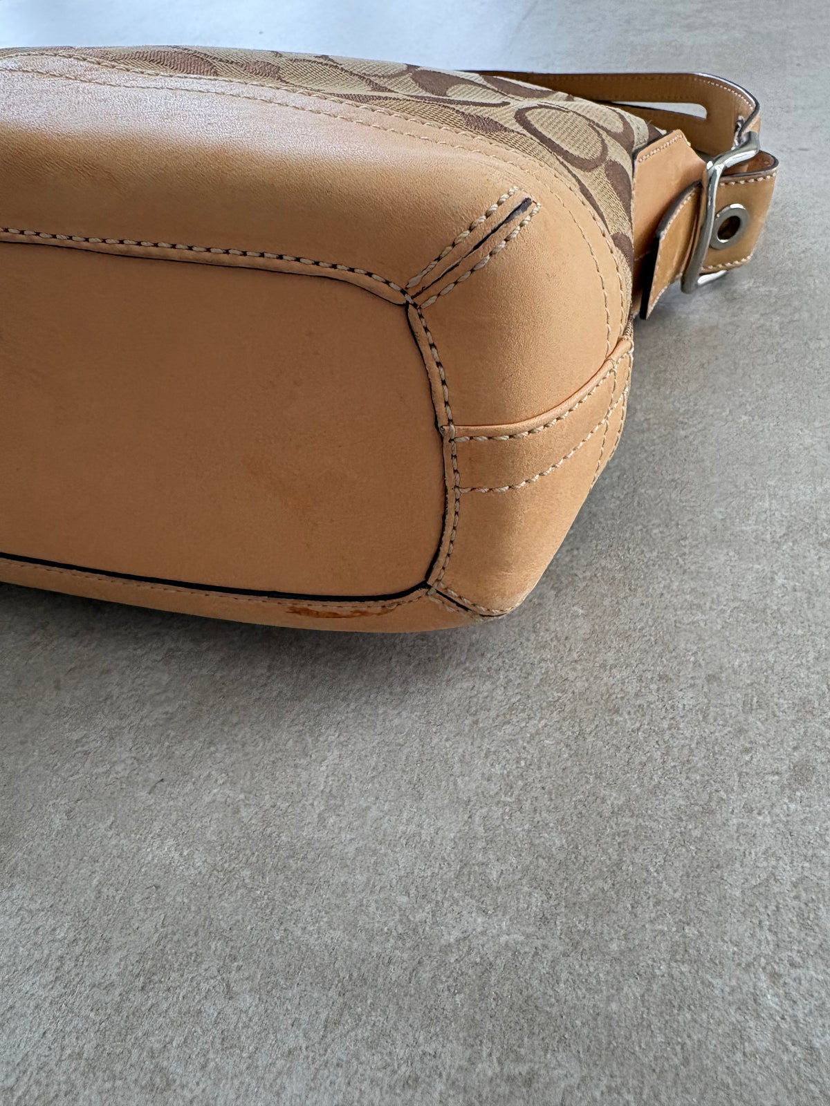 Coach Signature East West Shoulder Bag