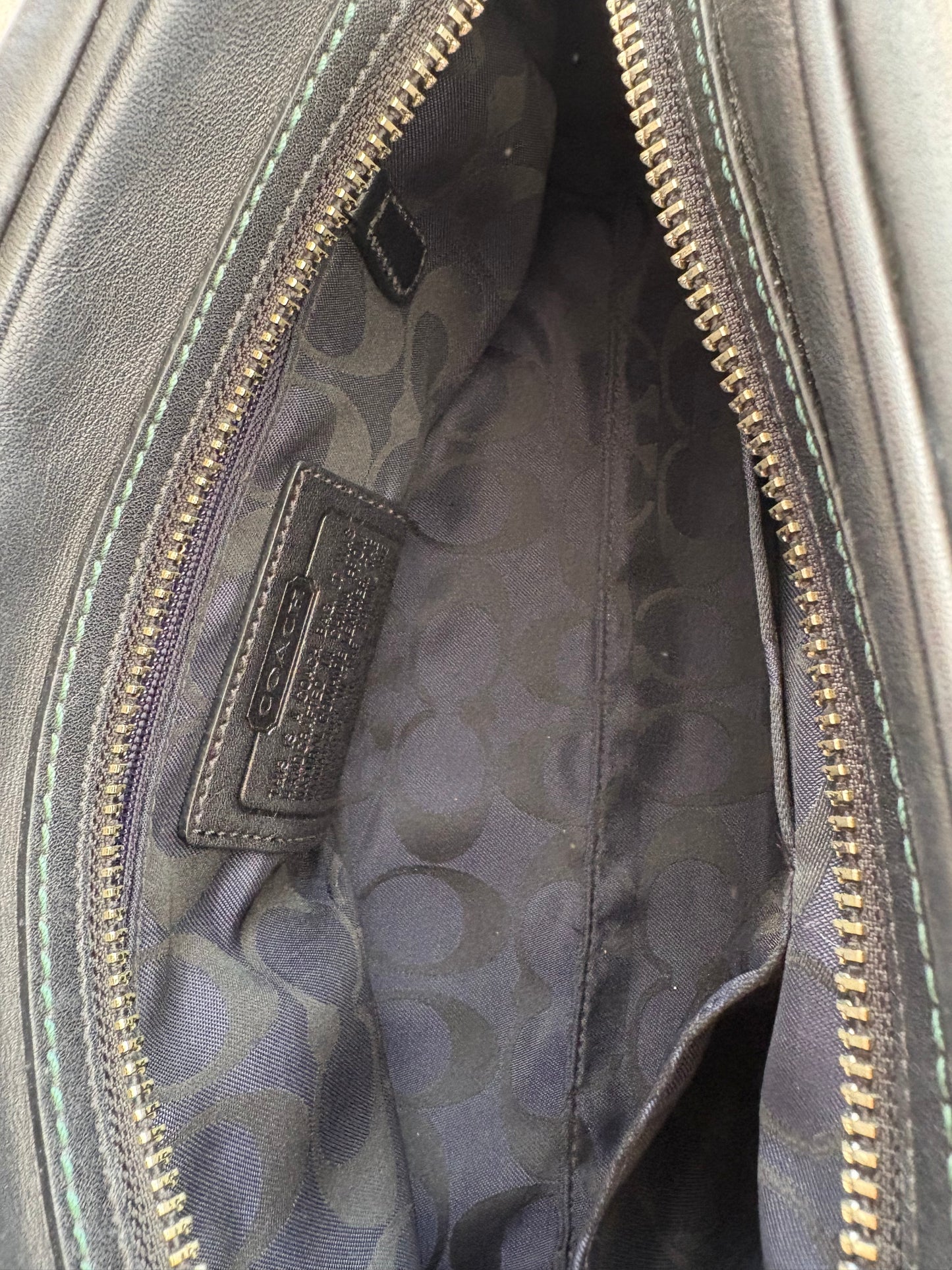 Coach Black Leather Doctor Satchel
