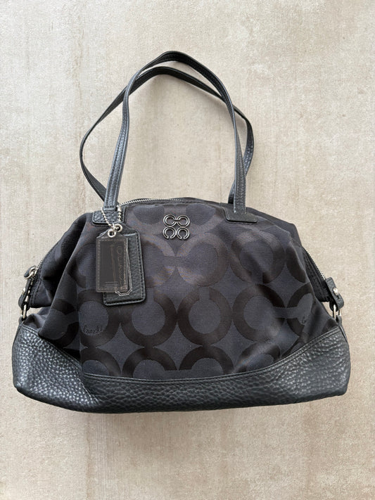 Coach Julia Op Art Satchel Bag