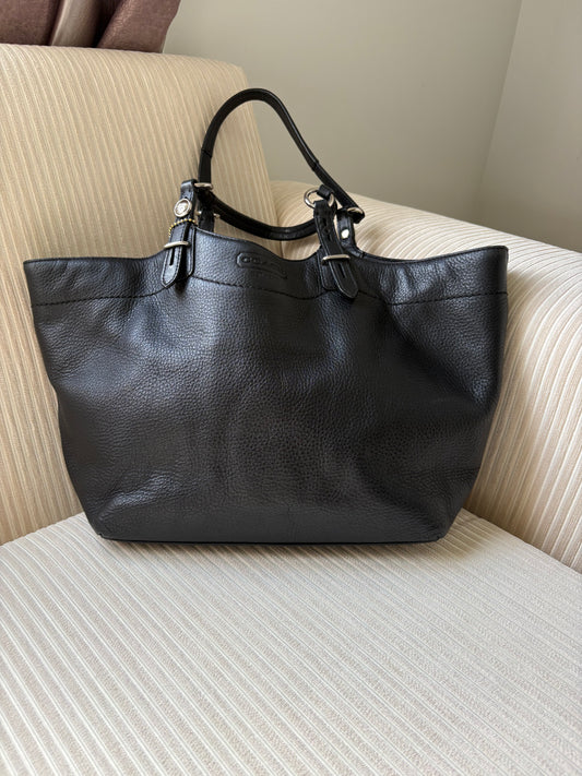 Coach Carly Leather Tote Bag