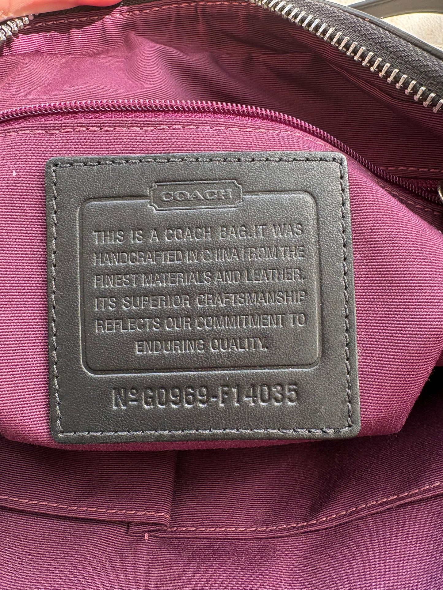 Coach Chelsea Horse and Carriage Satchel Bag