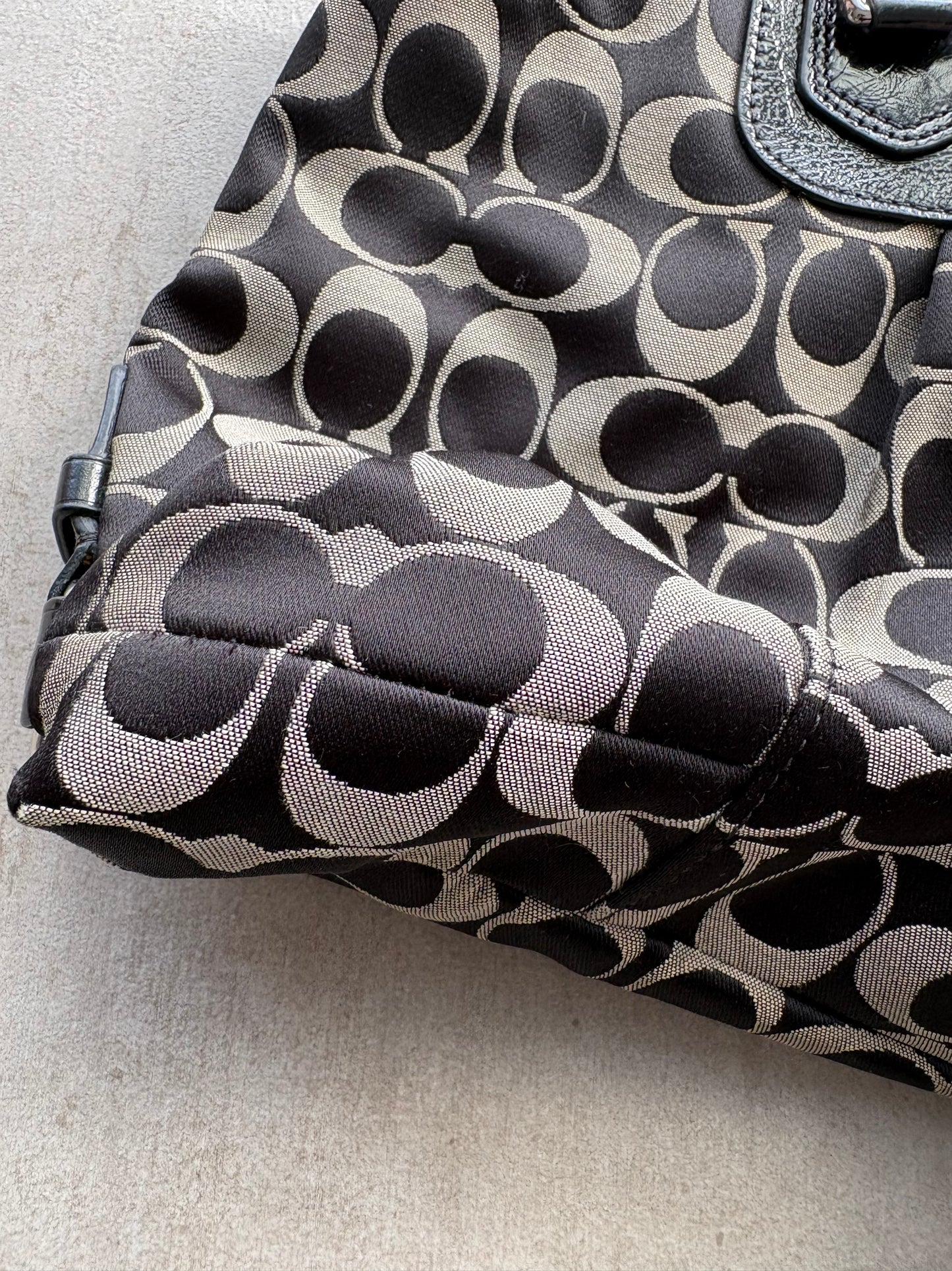 Coach Ashley Sateen Carryall Satchel Bag