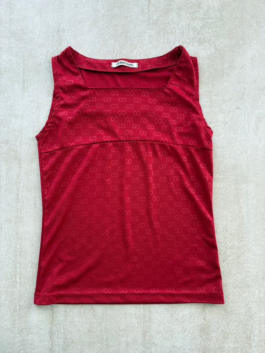 00's Capiron Roots Red Sleeveless Top