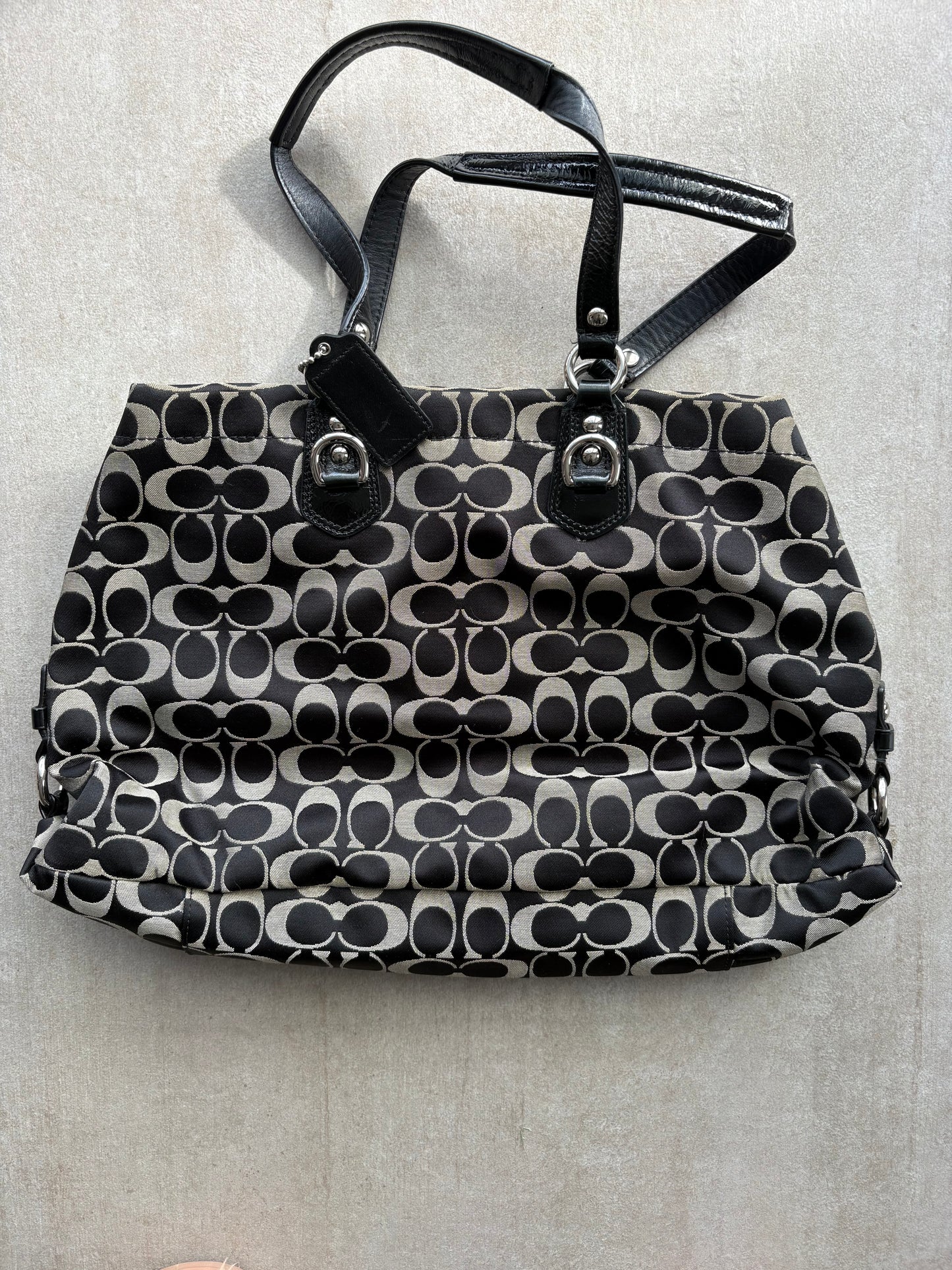 Coach Ashley Sateen Carryall Satchel Bag