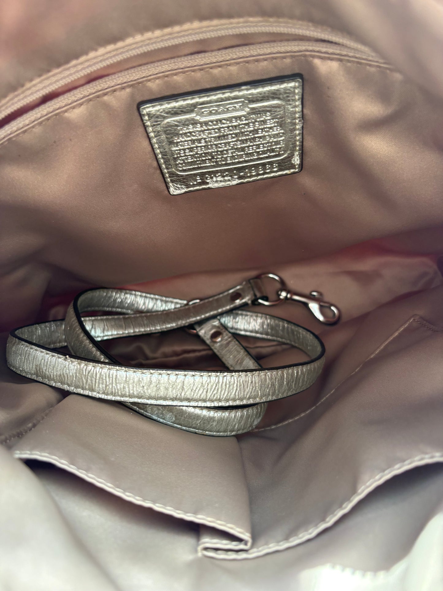 Coach 2way Signature Poppy Tote *AF