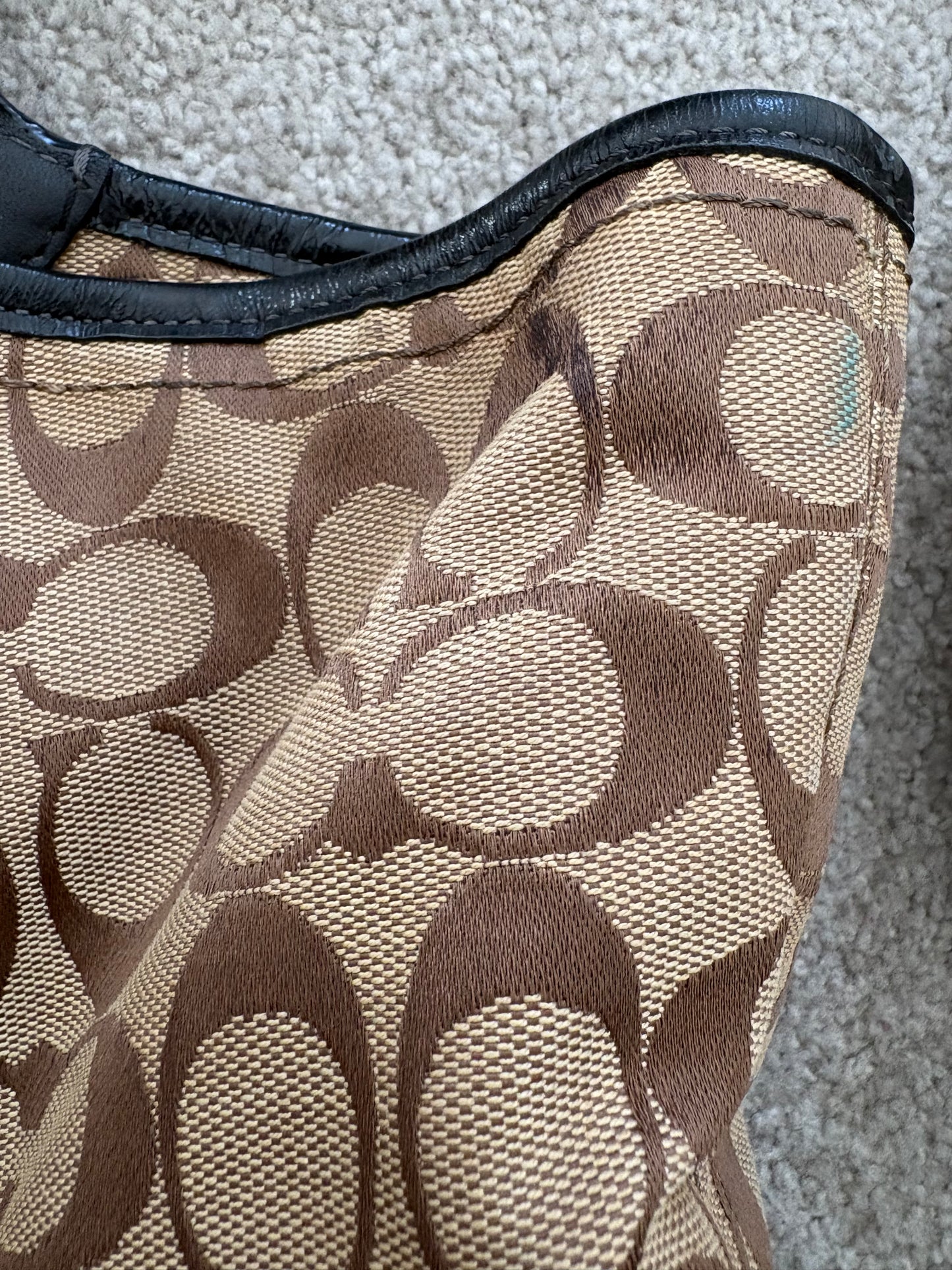 Coach Signature C Brown Tote Bag