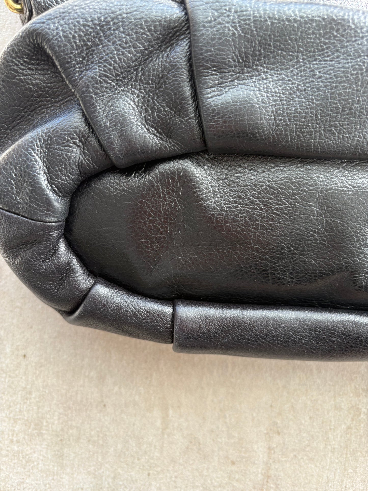 Coach Black Lindsey Madison Satchel Bag
