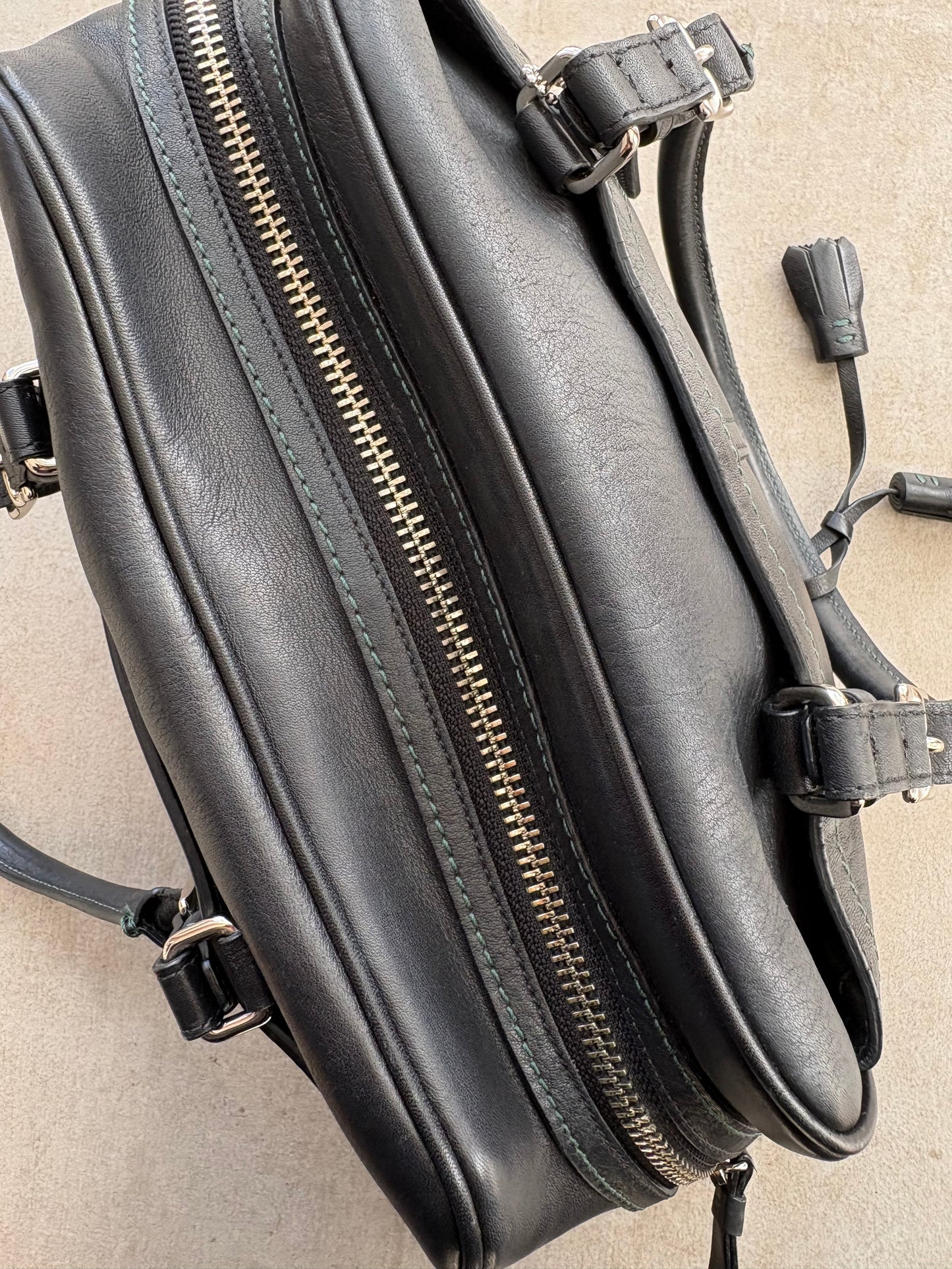 Coach Black Leather Doctor Satchel
