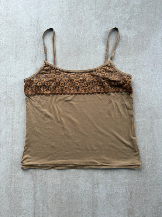 00's Japanese Brown/Gold Cami