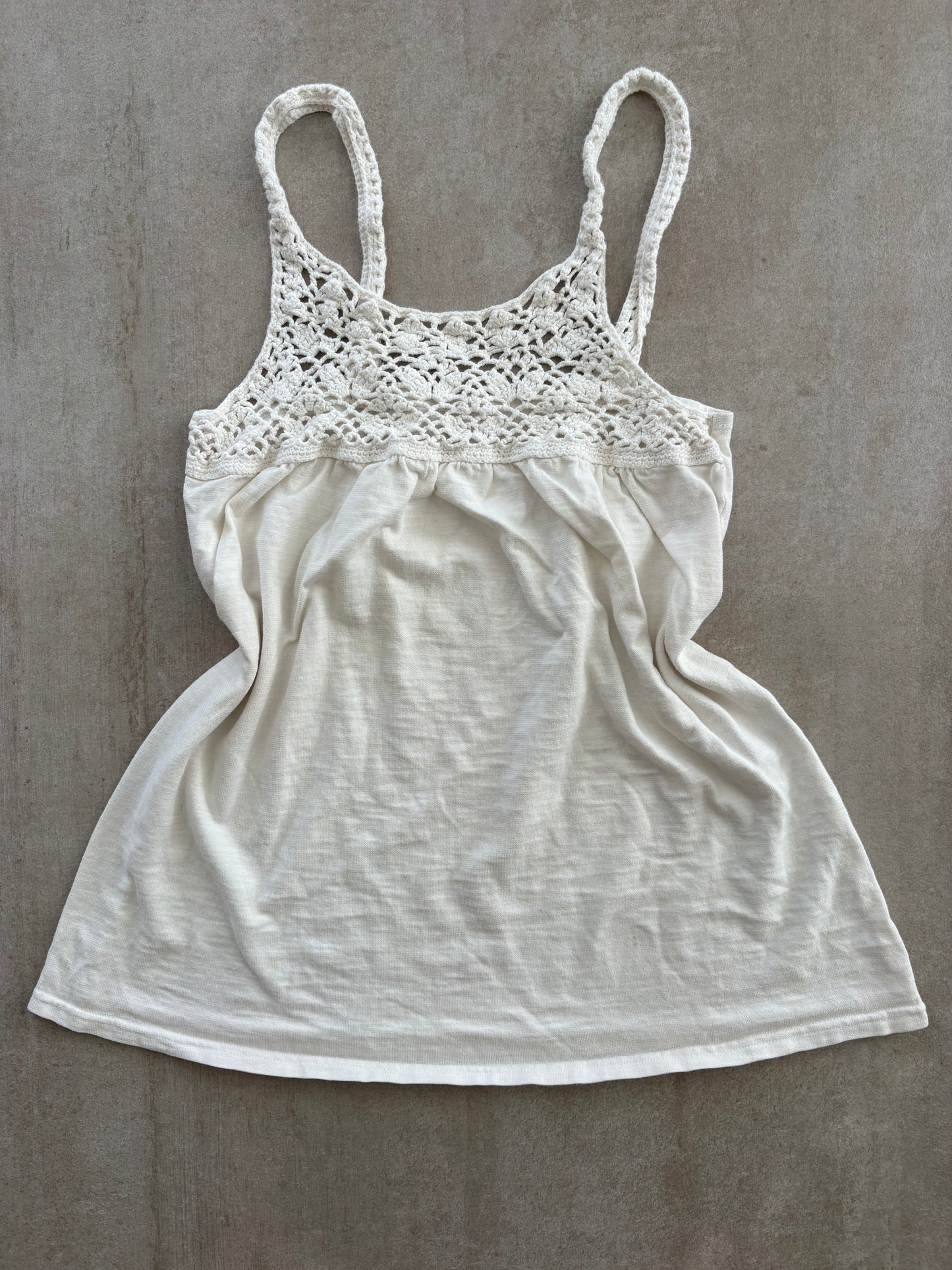 00's Japanese White Cotton Cami