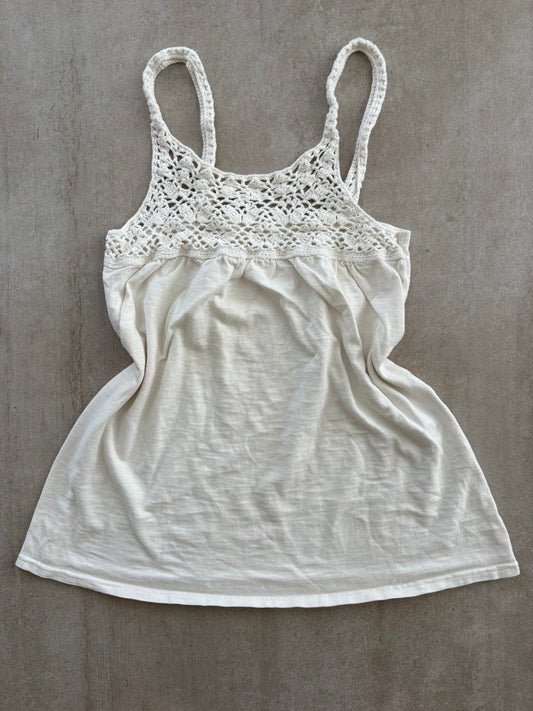 00's Japanese White Cotton Cami