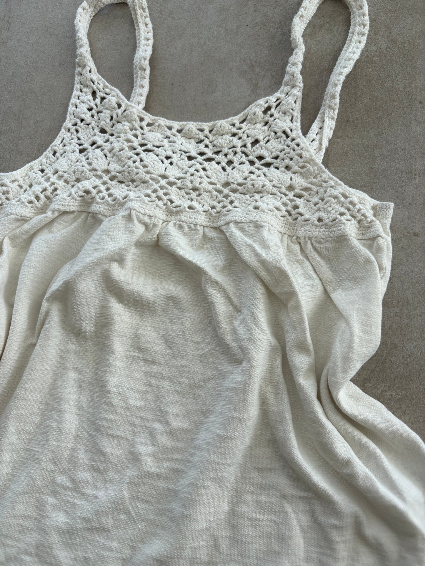 00's Japanese White Cotton Cami