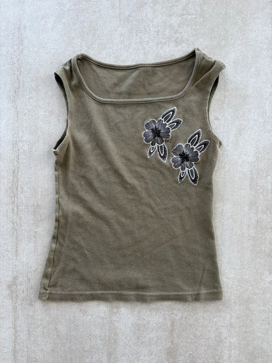 00's Dark Green Tank Top