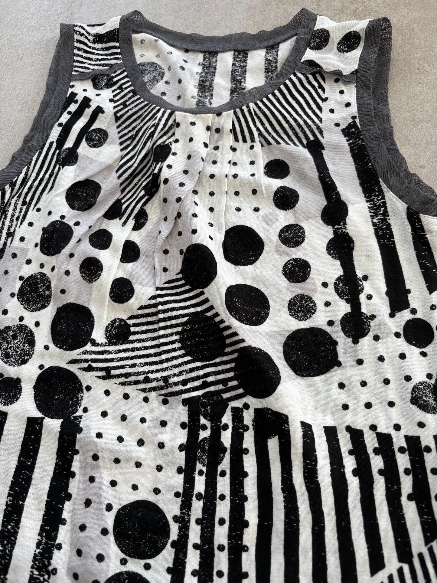 00's Geometric Tank Top