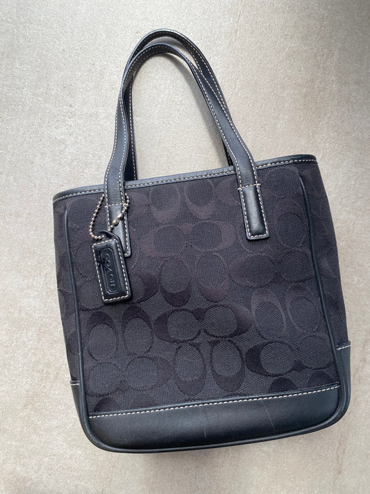 Coach Black Mini Lunch Tote
