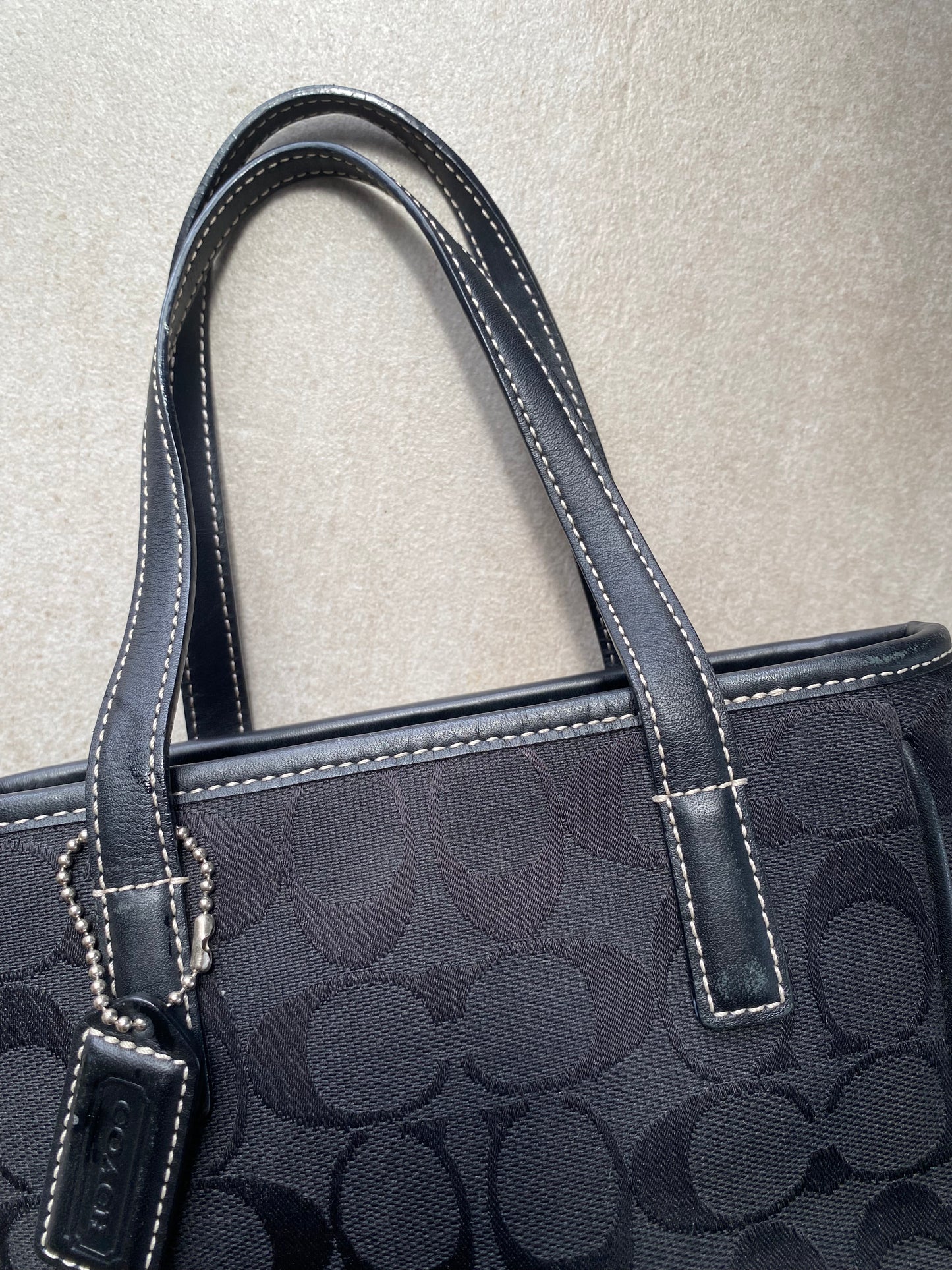 Coach Black Mini Lunch Tote