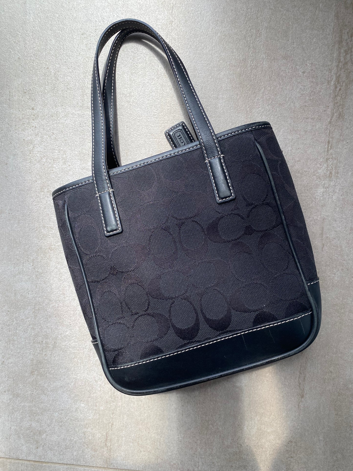 Coach Black Mini Lunch Tote